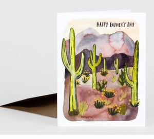 Card - Father's Day Desert Cactus