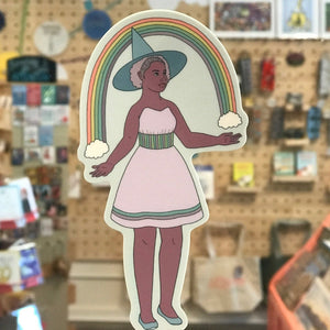Sticker - Rainbow Witch
