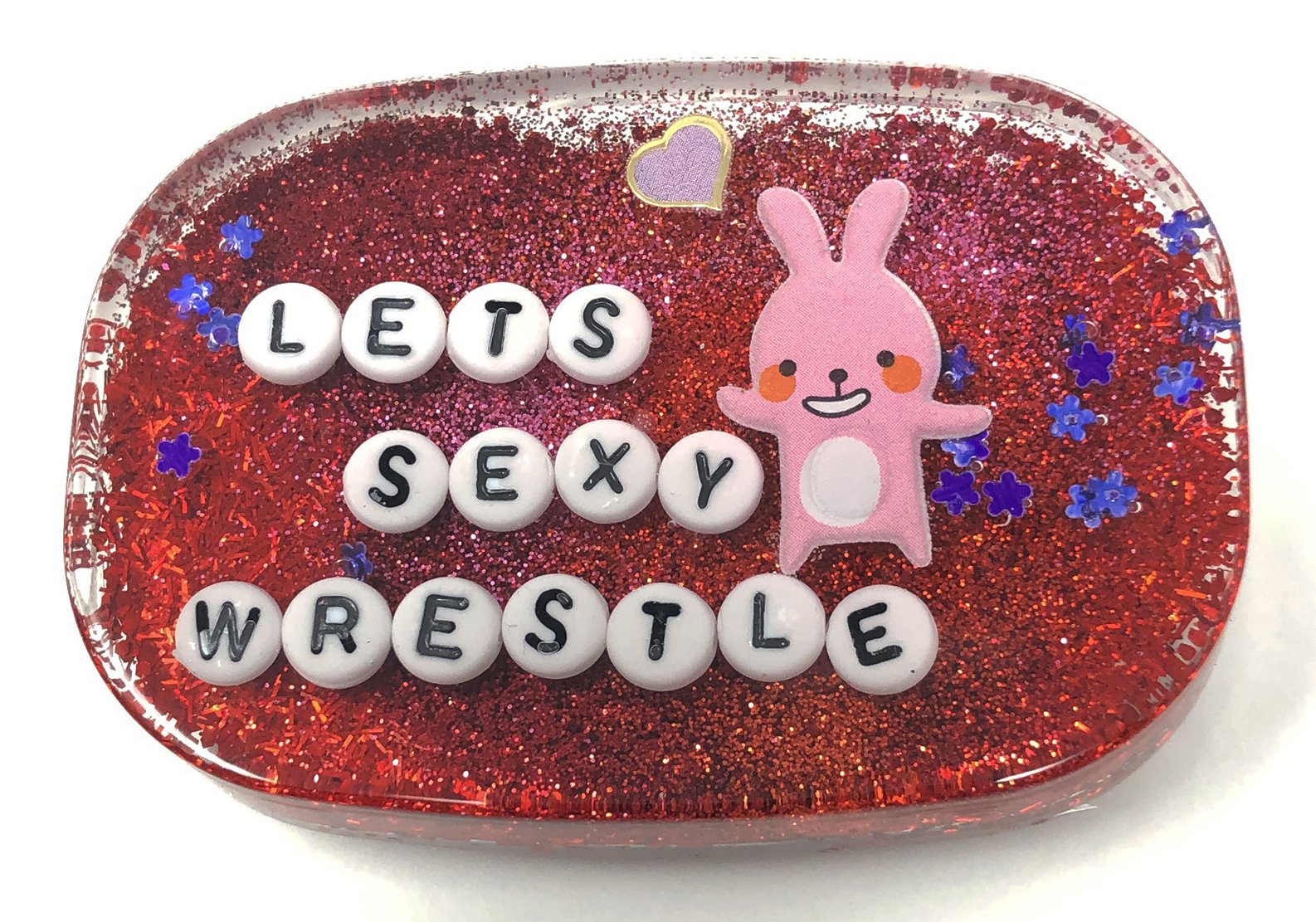 Lets Sexy Wrestle - Shower Art - READY TO SHIP