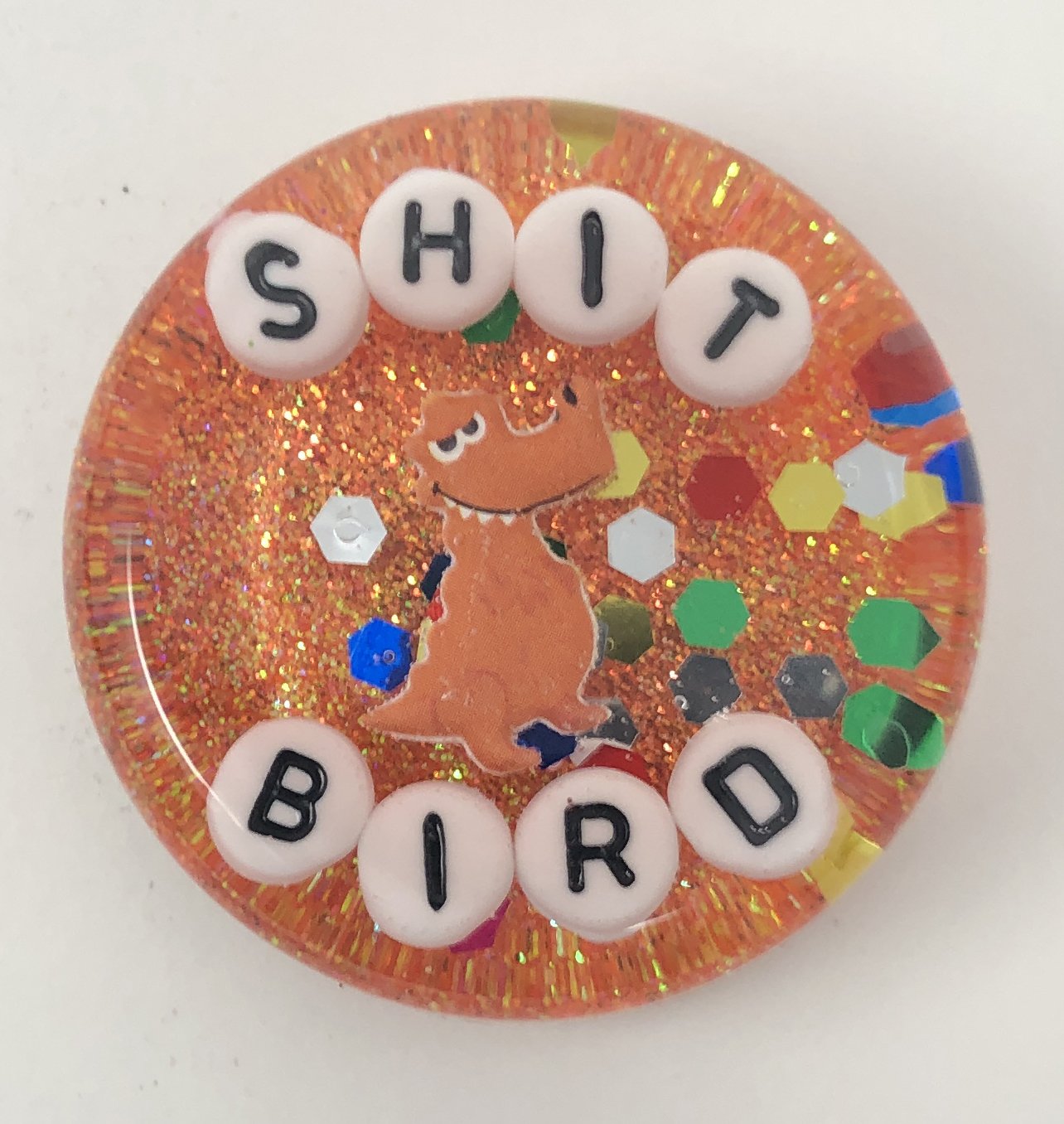 Shit Bird - Shower Art - READY TO SHIP