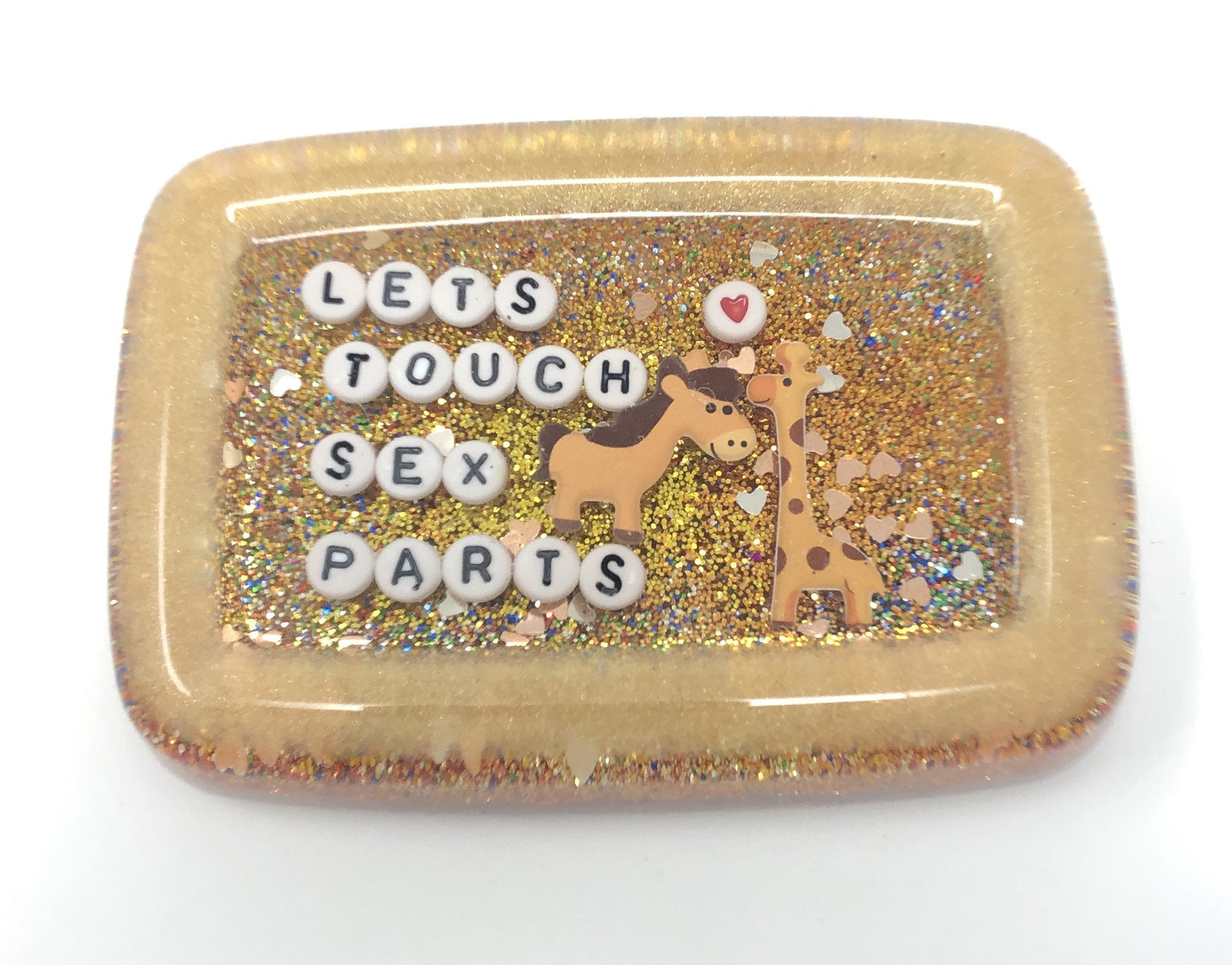 Let's Touch Sex Parts - Shower Art - READY TO SHIP