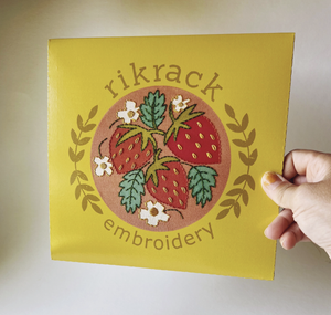 DIY - Embroidery - Strawberries