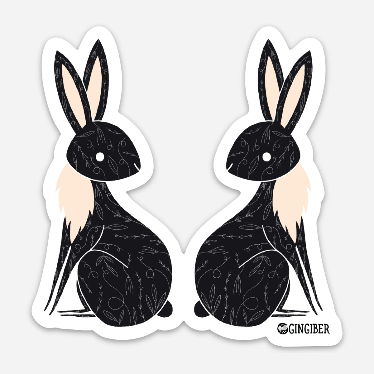 Sticker - Nocturnal Bunny