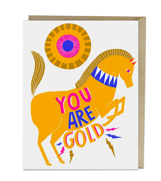 Card - Lisa Congdon You Are Gold