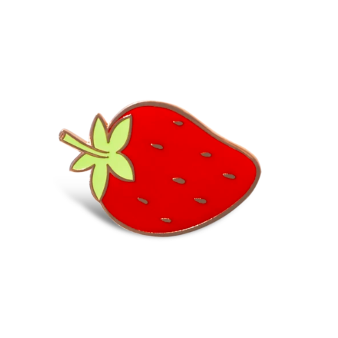 SALE Enamel Pin - Strawberry