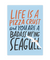 Magnet - Life is a Pizza Crust and You are a Badass M'Fing Seagull