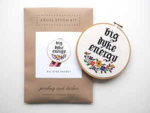 Cross Stitch Kit: Big Dyke Energy