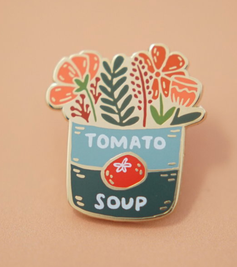 Enamel Pin - Tomato Soup