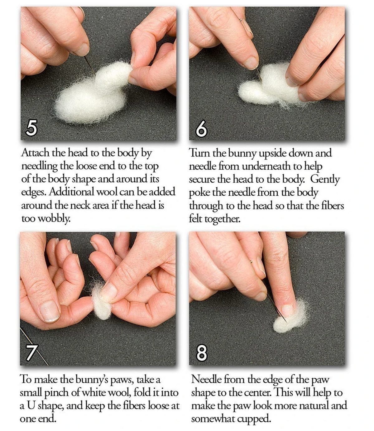 DIY - Needle Felting - Bunny (Wool Pets) Craft Kit
