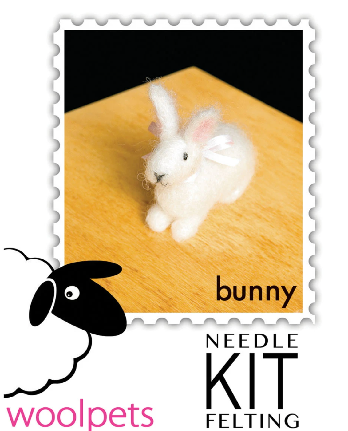 DIY - Needle Felting - Bunny (Wool Pets) Craft Kit
