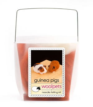 Needle Felting Kit: Guinea Pig