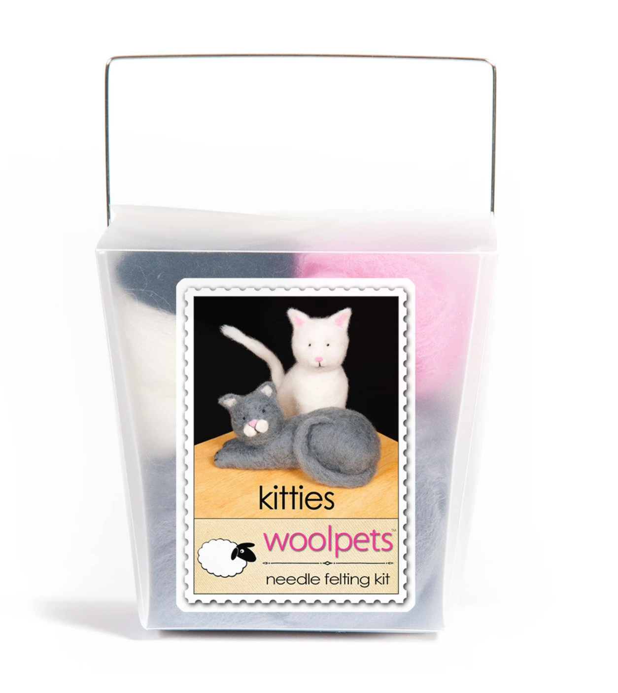 Needle Felting Kit: Kitties