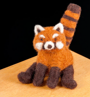 Needle Felting Kit: Red Panda