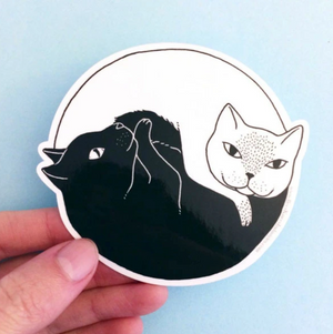 Sticker - Yin Yang Cats