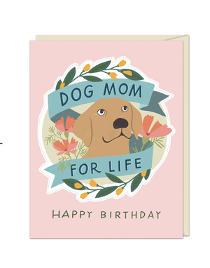 Sticker Card - Dog Mom For Life