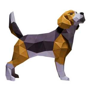 Paper Craft - Beagle Dog Model