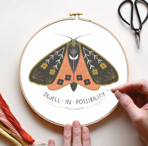 Embroidery Sampler - Dwell in Possibility