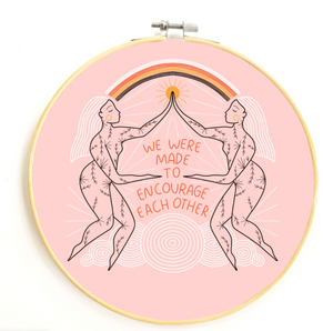 Embroidery Kit - Encourage Each Other