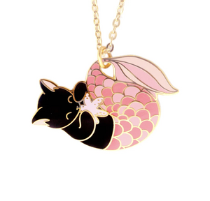 Necklace - Purrmaid Pink