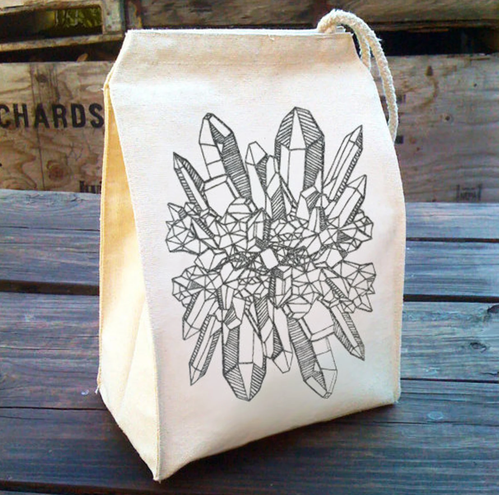 Lunch Bag - Crystals