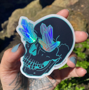 Sticker - Crystal Vision Skull