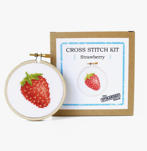 Cross Stitch Mini Kit - Strawberry