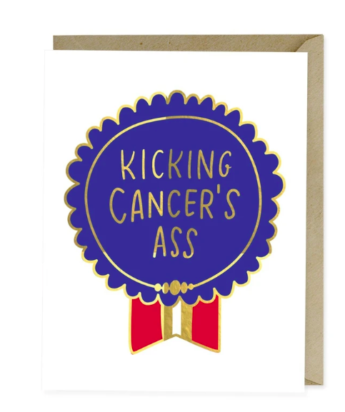 Card - Kicking Cancer's Ass (Emily McDowell)