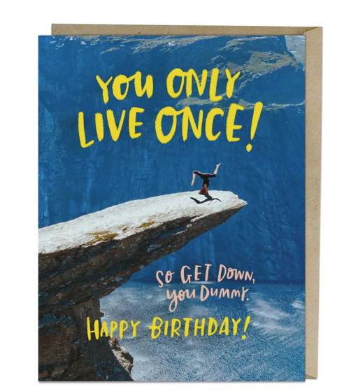 Card - You Only Live Once