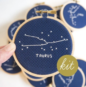 Cross Stitch Kit: Zodiac Taurus