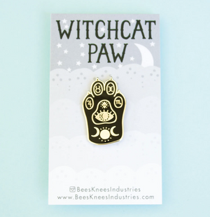 Enamel Pin - Witchcat Paw