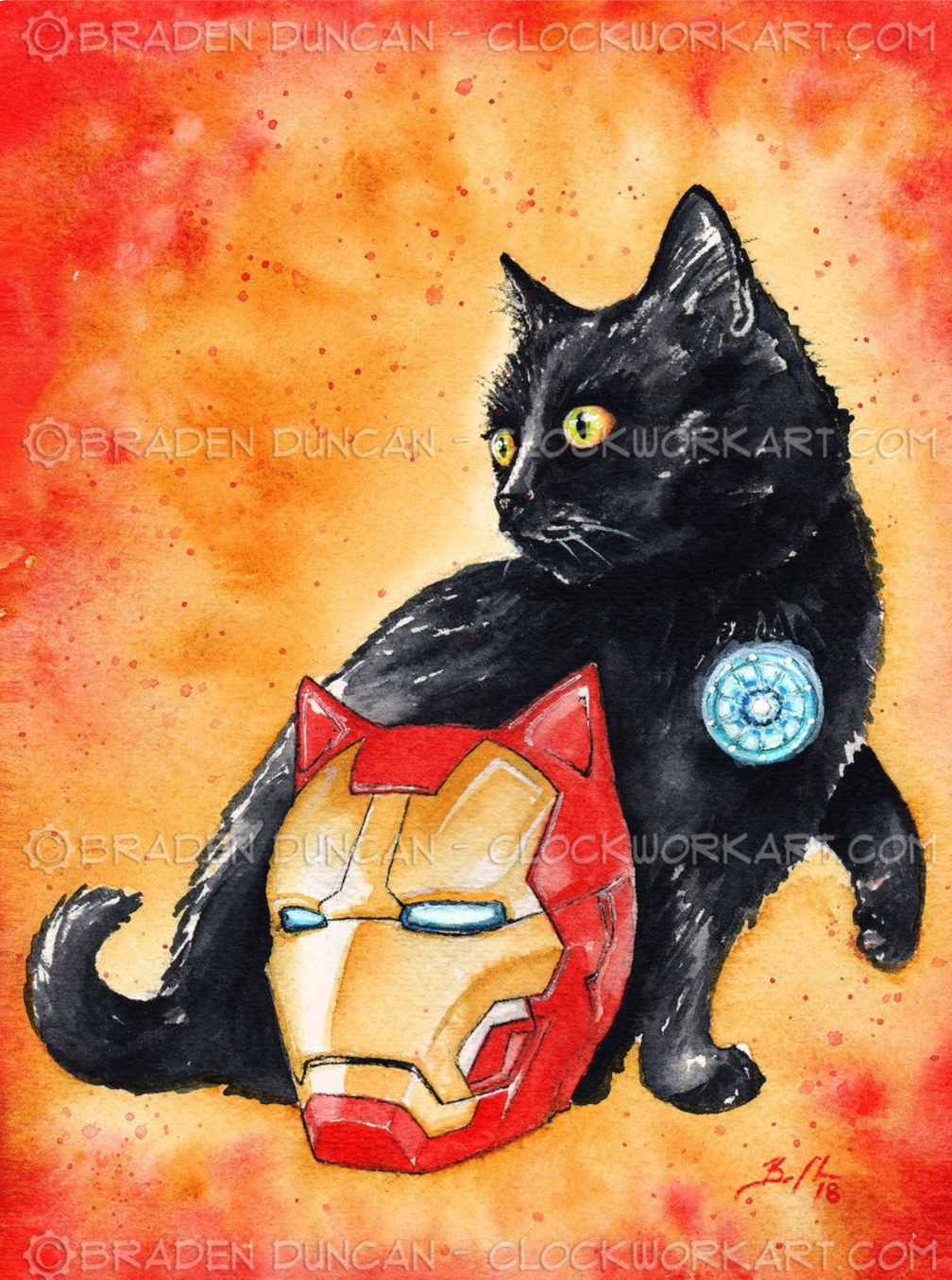 Card - Iron Cat