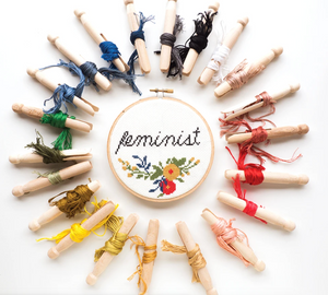 Cross Stitch Kit: Feminist