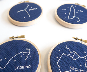 Cross Stitch Kit: Zodiac Pisces