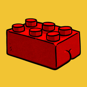 Sticker - Lego Butt