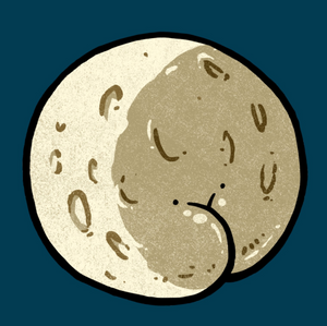 Sticker - Moon Butt