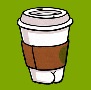 Sticker - Starbucks Coffee Butt