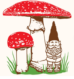 Lunch Bag - Gnome Under Mushrooms