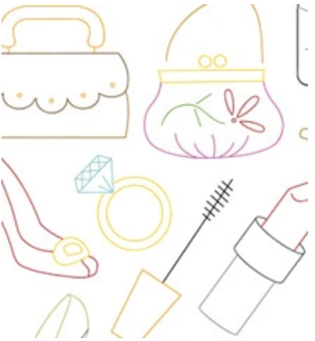 Craft Supply - Embroidery Pattern - Dress Up