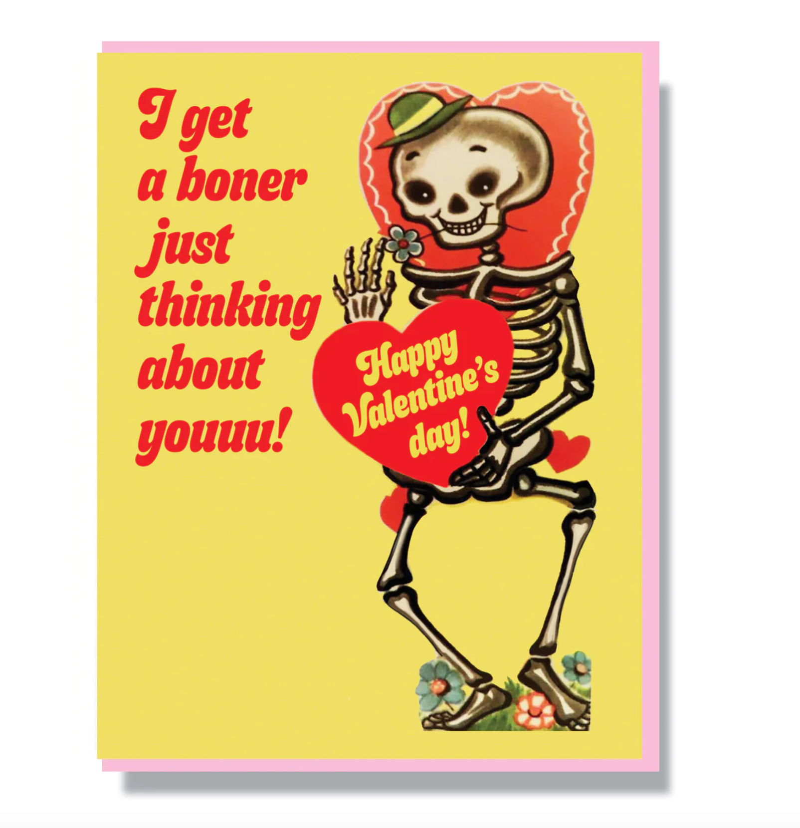 Card - I Get A Boner Just Thinking About You Valentine