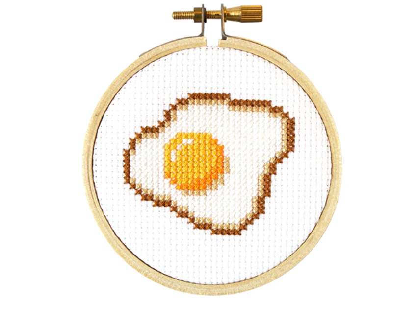 Cross Stitch Mini Kit - Egg