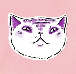 Sticker - Smug Expressive Cat