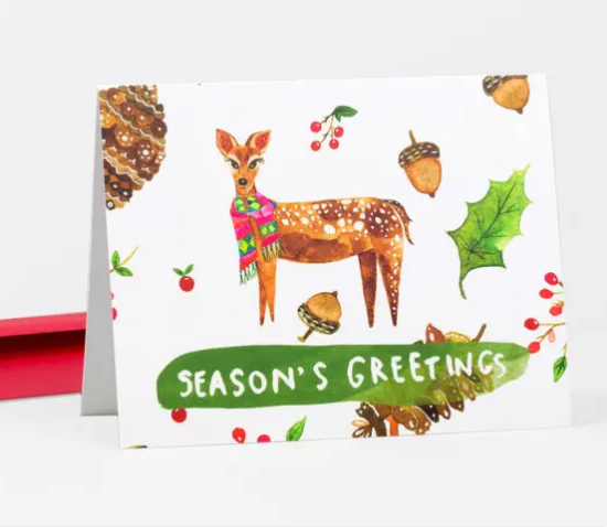Card - Seasons Greetings Deer