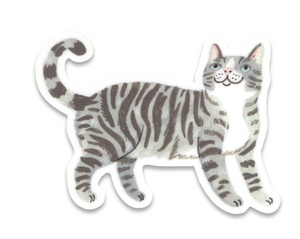 Sticker - Gray Cat
