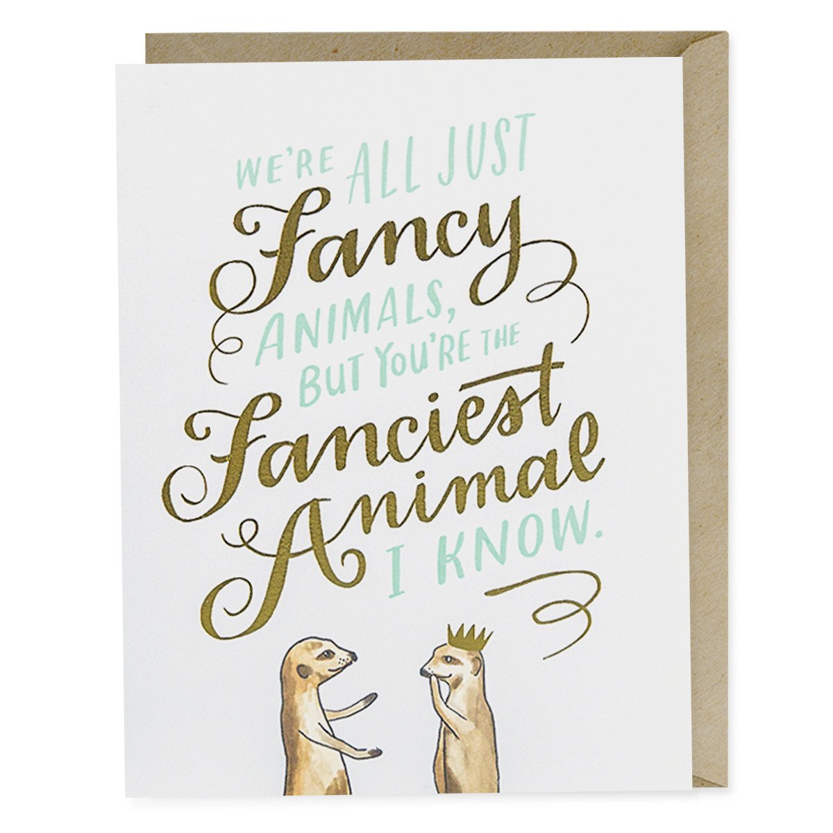 Card - Fancy Animals