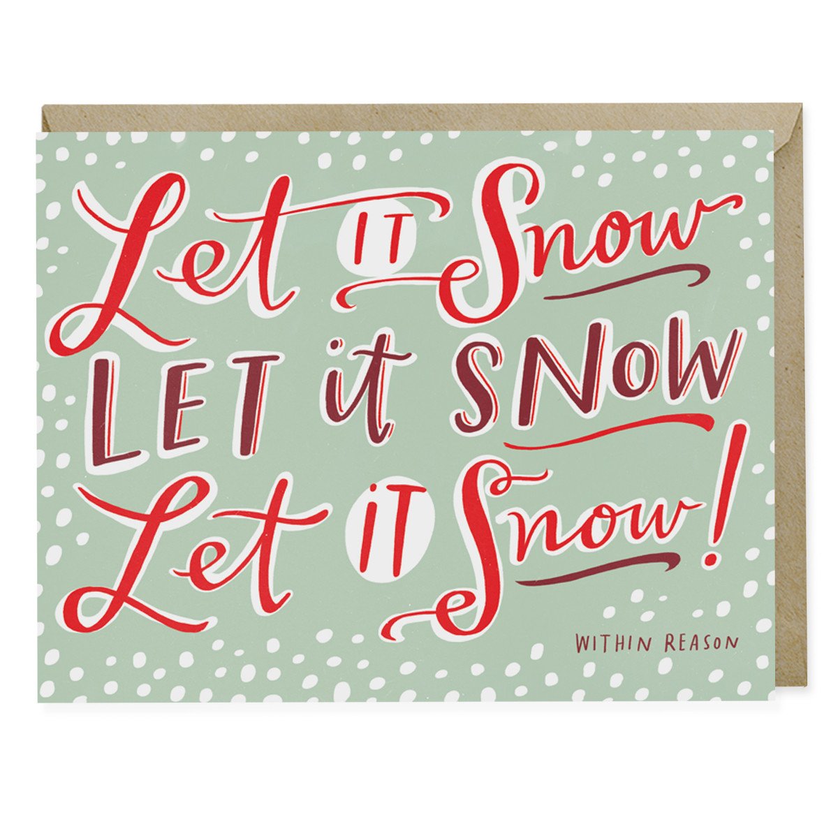 Card - Let It Snow