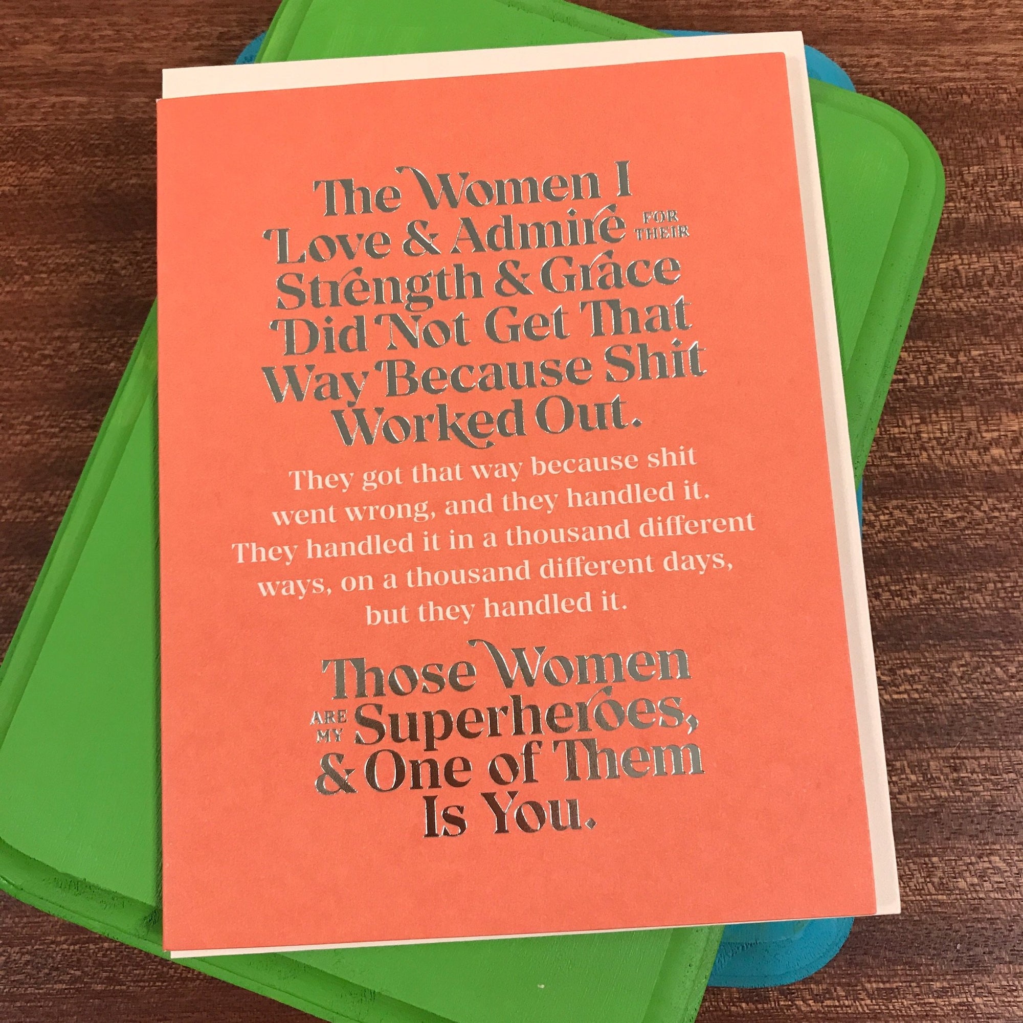 Card - The Women I Love and Admire