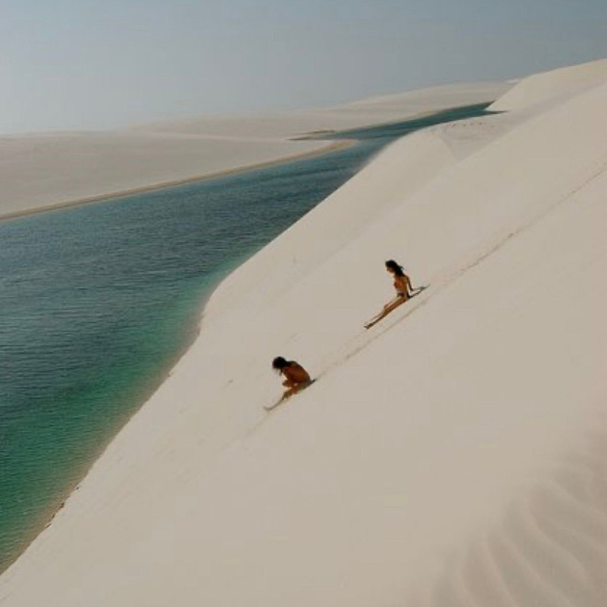 Dunes Hoop Earrings - hammered geometric kite diamond shape hoop earrings - Foamy Wader