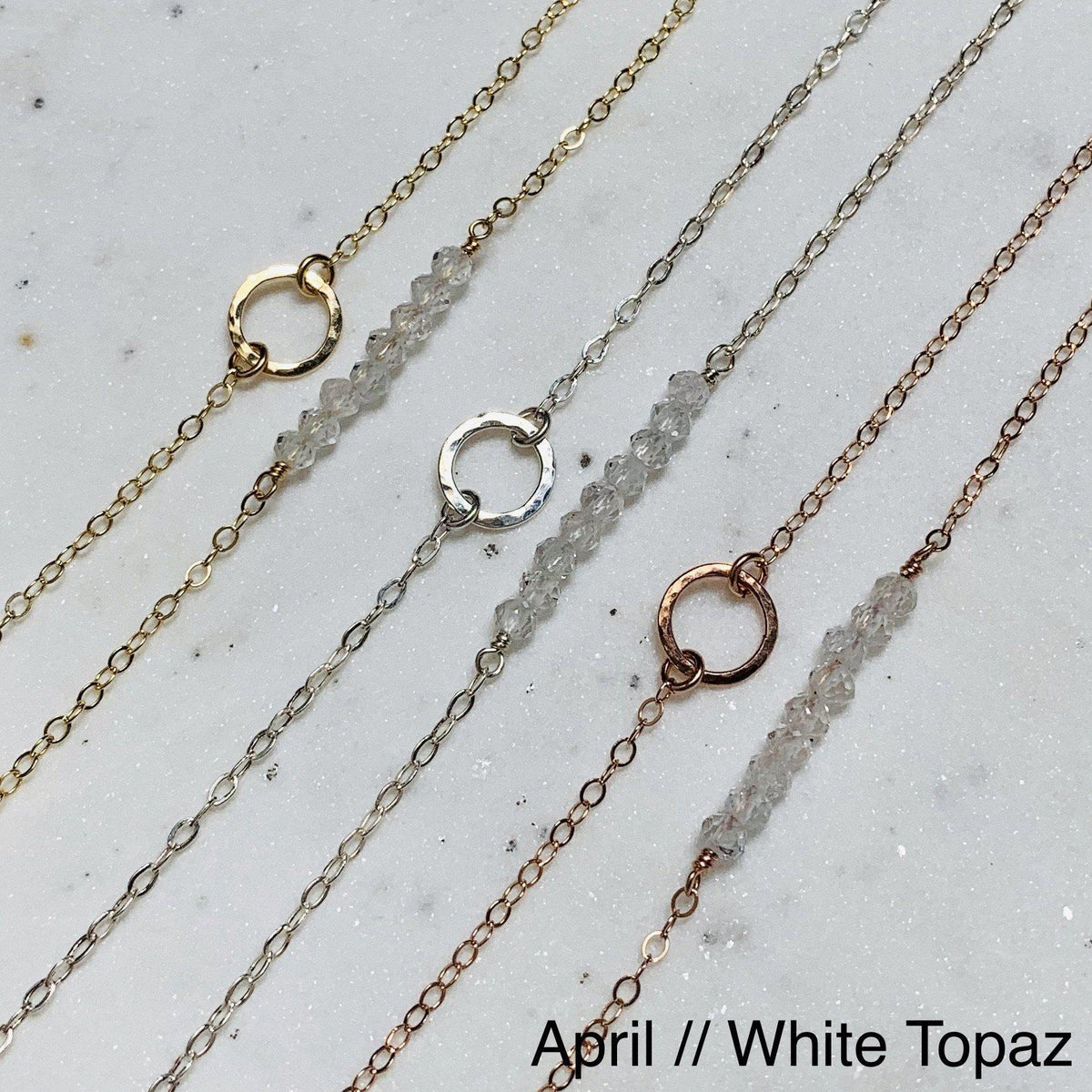 Sea Spray Earrings - modern dangle spike earrings with birthstones - Foamy Wader