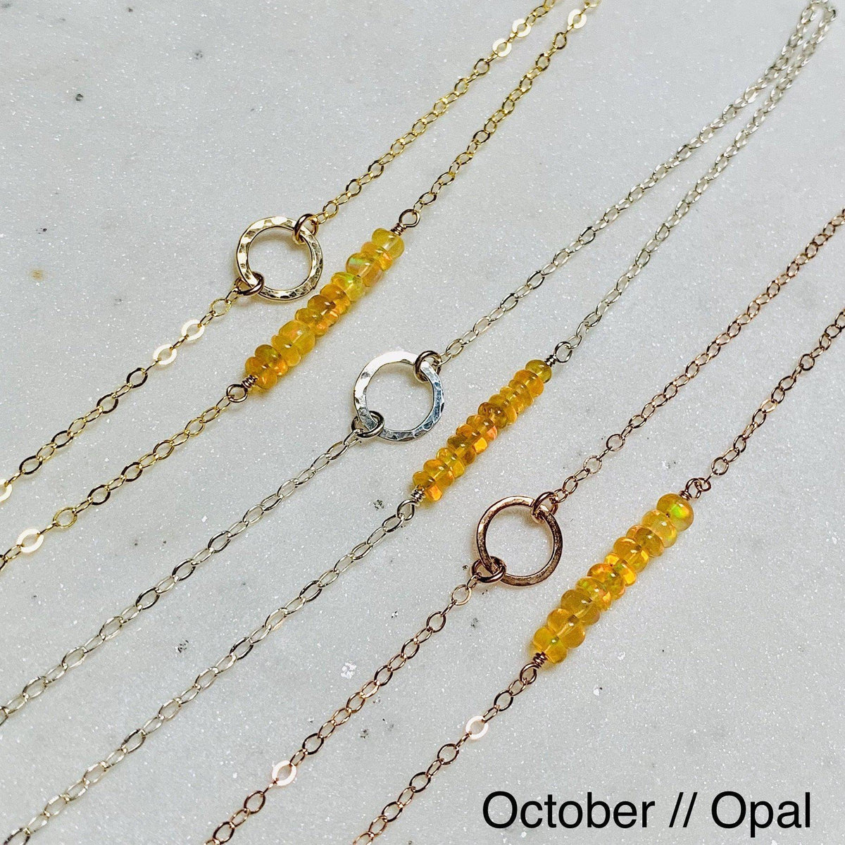 Sea Spray Earrings - modern dangle spike earrings with birthstones - Foamy Wader