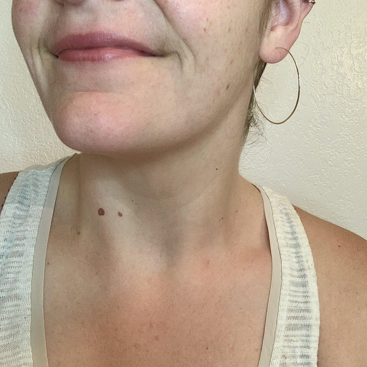 Sliver Hoop Earrings - handmade hammered lightweight thin hoop earrings - Foamy Wader